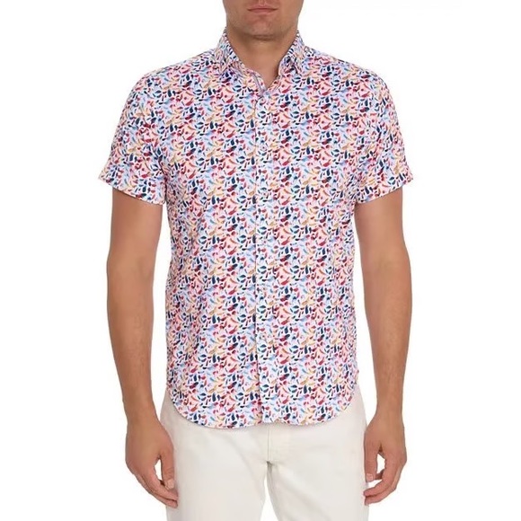 Robert Graham Langston Brushstroke Shirt XL SOLD OUT Mens - Picture 2 of 6